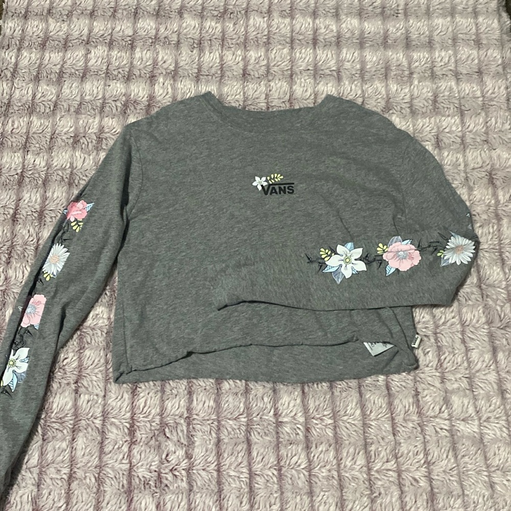 Vans Cropped Long Sleeve Shirt